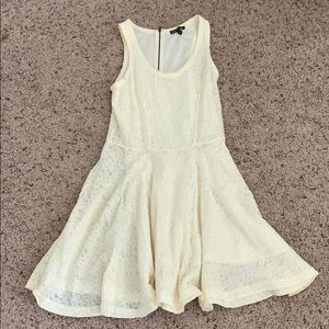 Express Floral Lace Eyelet Dress XS